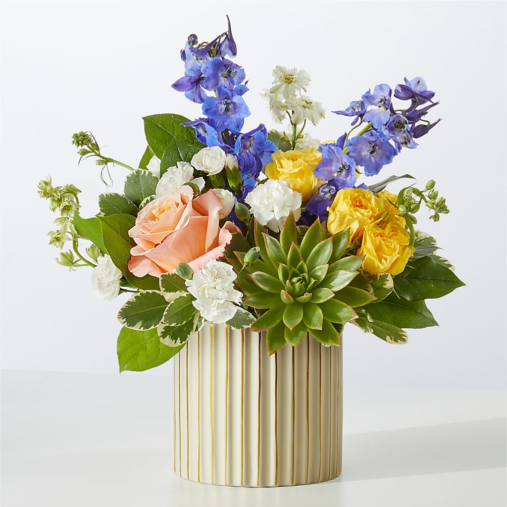 Cobalt Reverie Bouquet – Greenery Plus Florist, Monroe NY