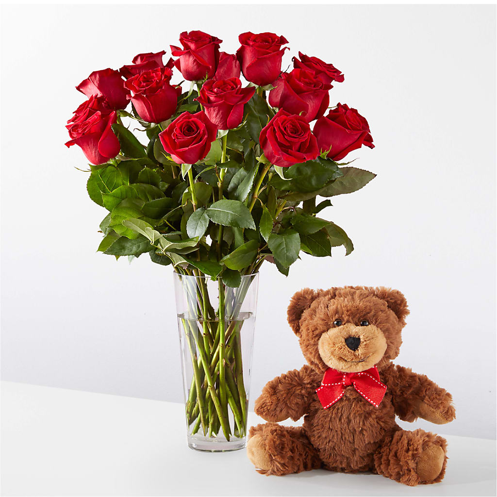 Romantic Long Stem Red Rose Bouquet Bundles – Greenery Plus Florist, Monroe NY