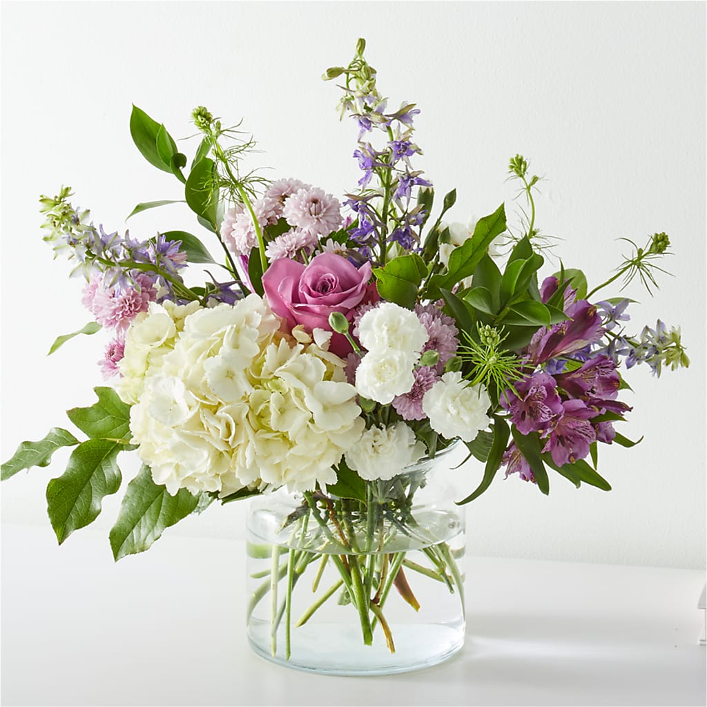 Violet Caress Bouquet – Greenery Plus Florist, Monroe NY