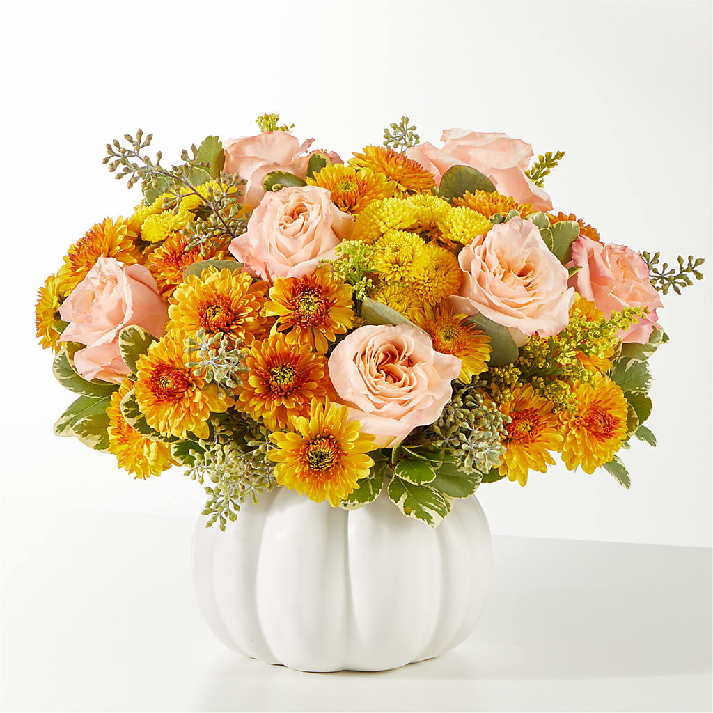 Peachy Pumpkin – Greenery Plus Florist, Monroe NY
