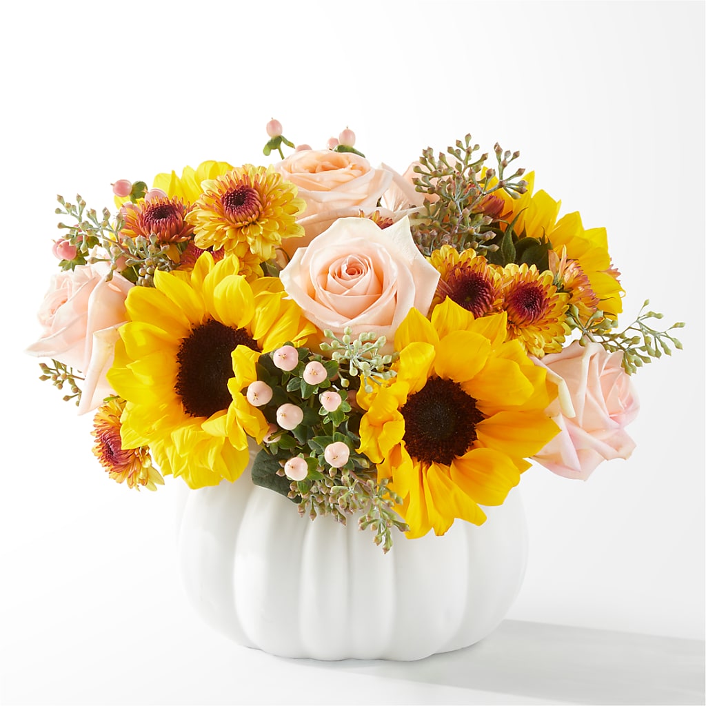Pumpkin to Talk About Bouquet – Greenery Plus Florist, Monroe NY