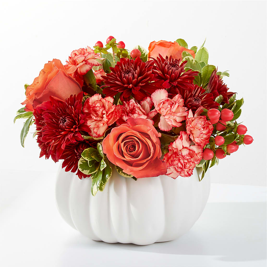 Autumn Air Pumpkin Bouquet – Greenery Plus Florist, Monroe NY