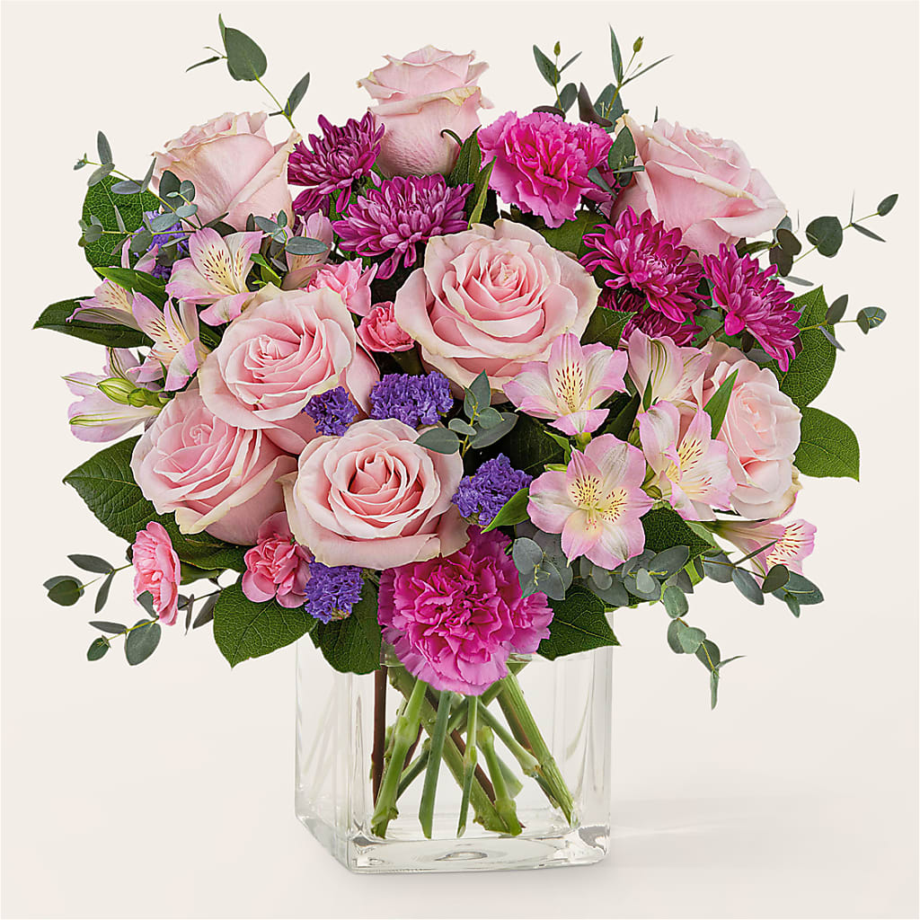 Rosy Radiance Bouquet – Greenery Plus Florist, Monroe NY