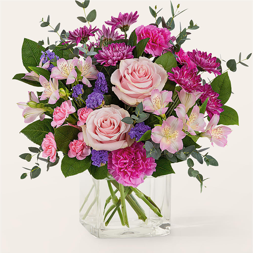 Rosy Radiance Bouquet – Greenery Plus Florist, Monroe NY
