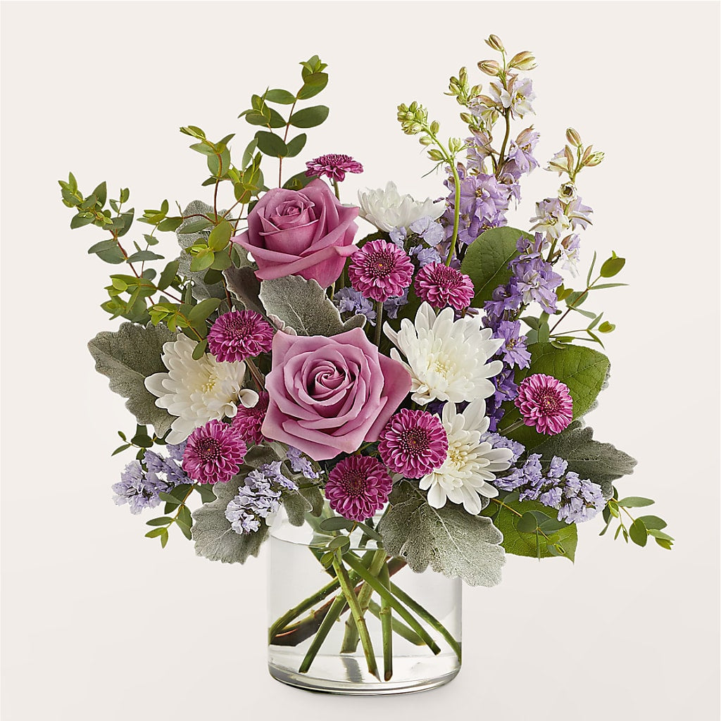 Violet Frost Bouquet – Greenery Plus Florist, Monroe NY