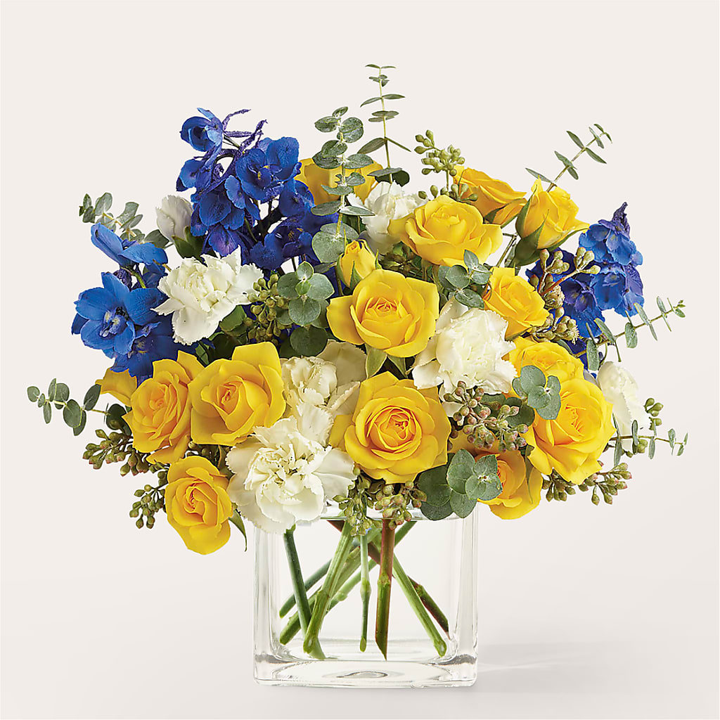 Sparkling Citrine Bouquet – Greenery Plus Florist, Monroe NY