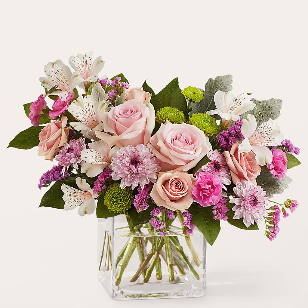 Pink Suede Bouquet – Greenery Plus Florist, Monroe NY