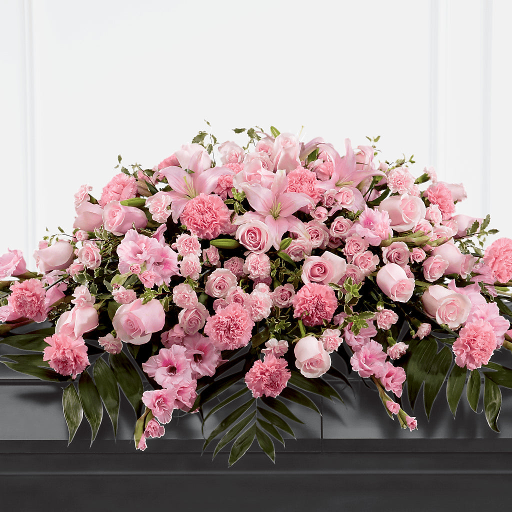 Garden of Comfort Casket Spray (Standard) – Greenery Plus Florist, Monroe NY