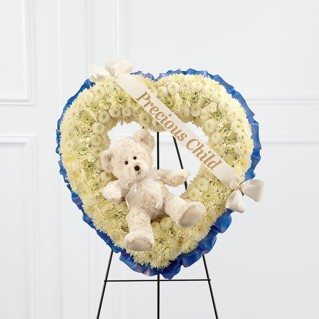 Precious Child Standing Heart – Greenery Plus Florist, Monroe NY
