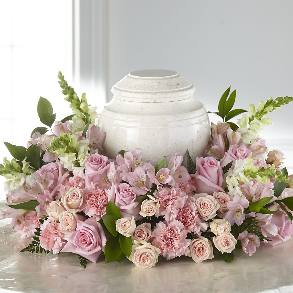 Blooms of Hope Cremation Adornment – Greenery Plus Florist, Monroe NY