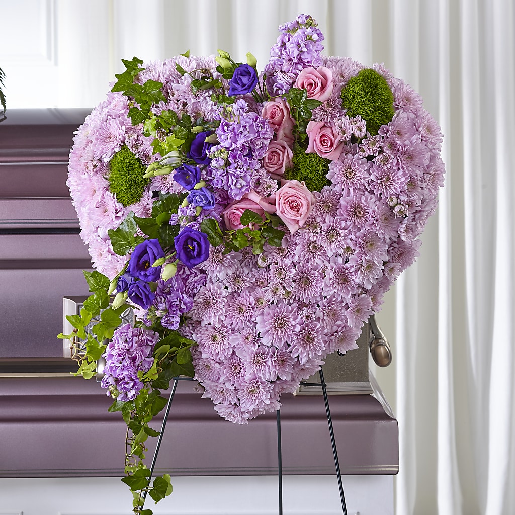 Treasured Love Standing Heart – Greenery Plus Florist, Monroe NY