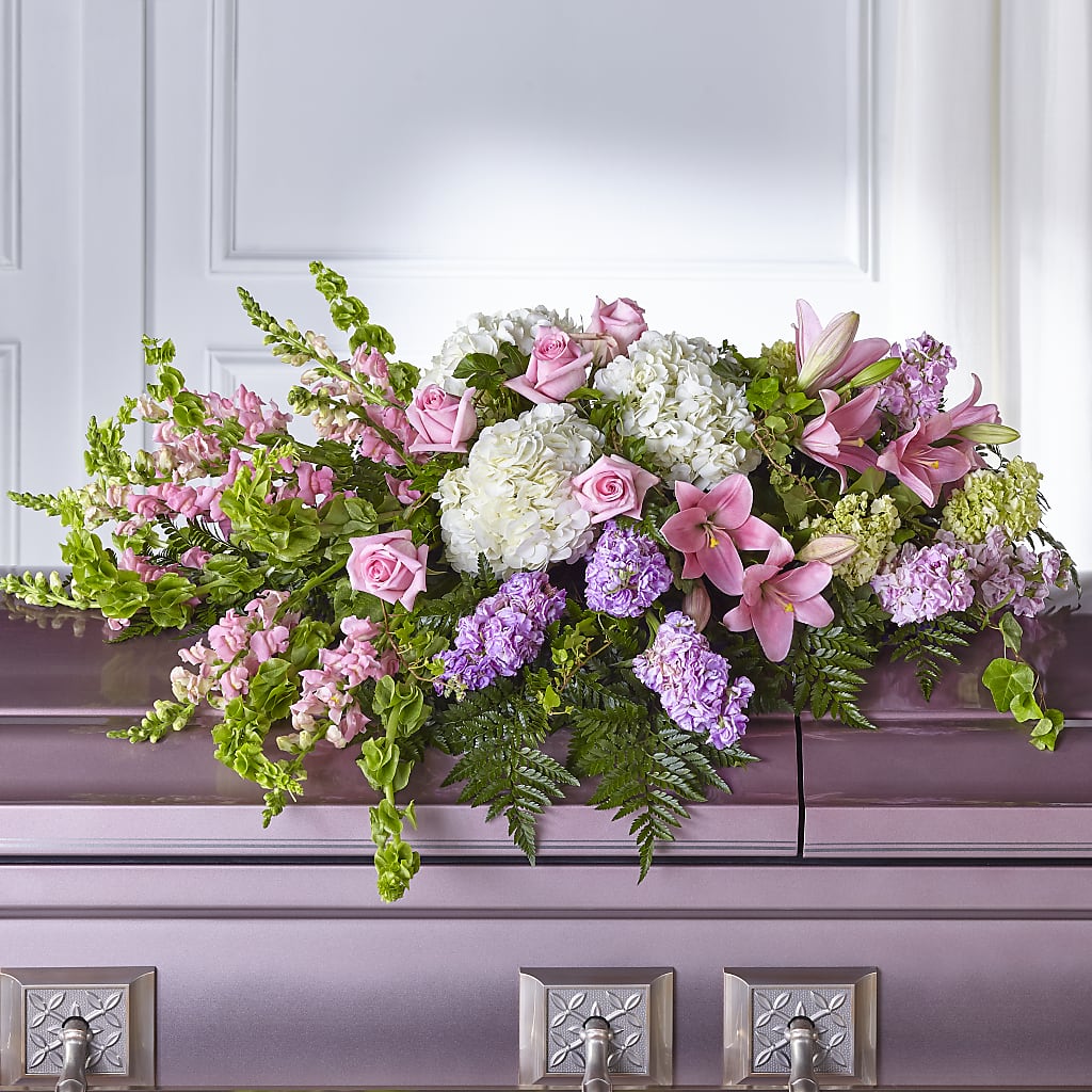 Life's Gratitude Casket Spray – Greenery Plus Florist, Monroe NY