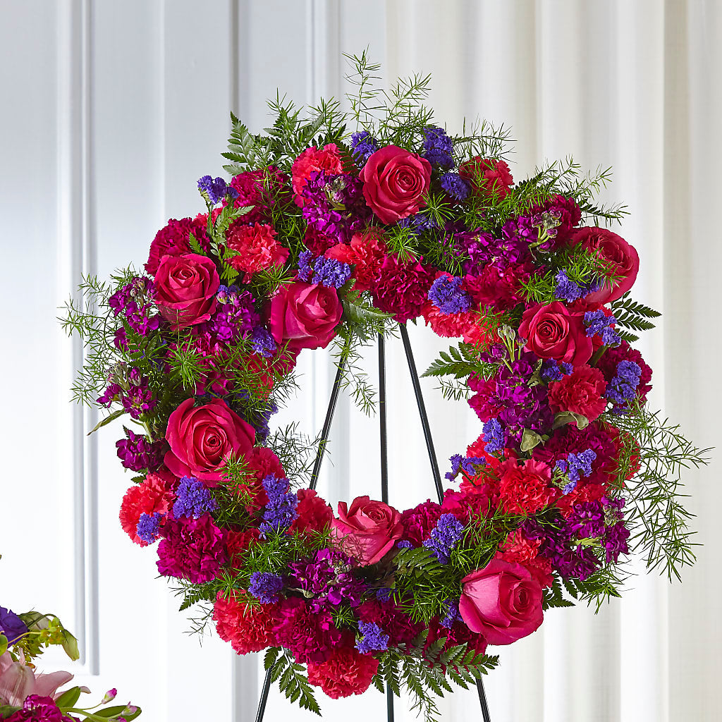 Calming Colors Wreath – Greenery Plus Florist, Monroe NY