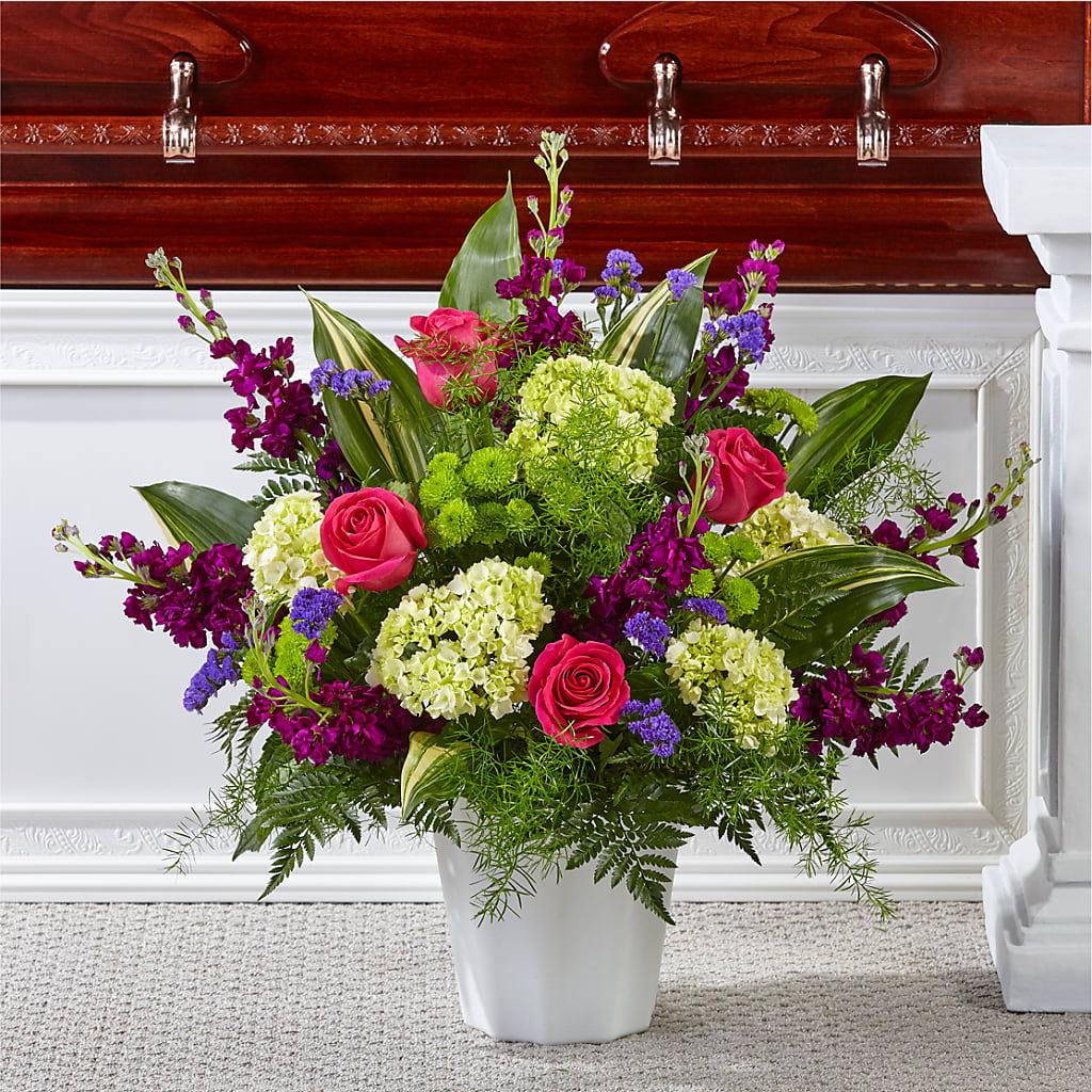 Beautiful Horizons Floor Basket – Greenery Plus Florist, Monroe NY
