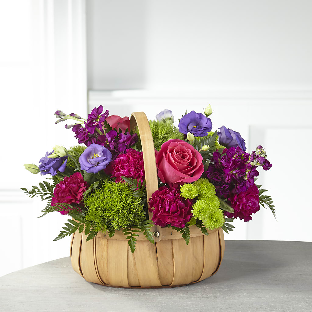 Serene Sanctuary Basket – Greenery Plus Florist, Monroe NY
