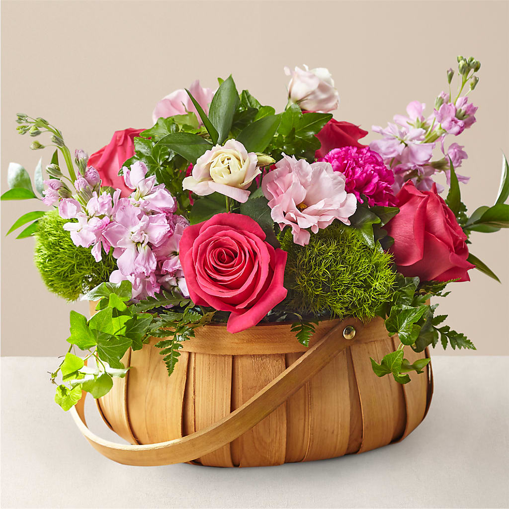 Radiance in Bloom Basket – Greenery Plus Florist, Monroe NY