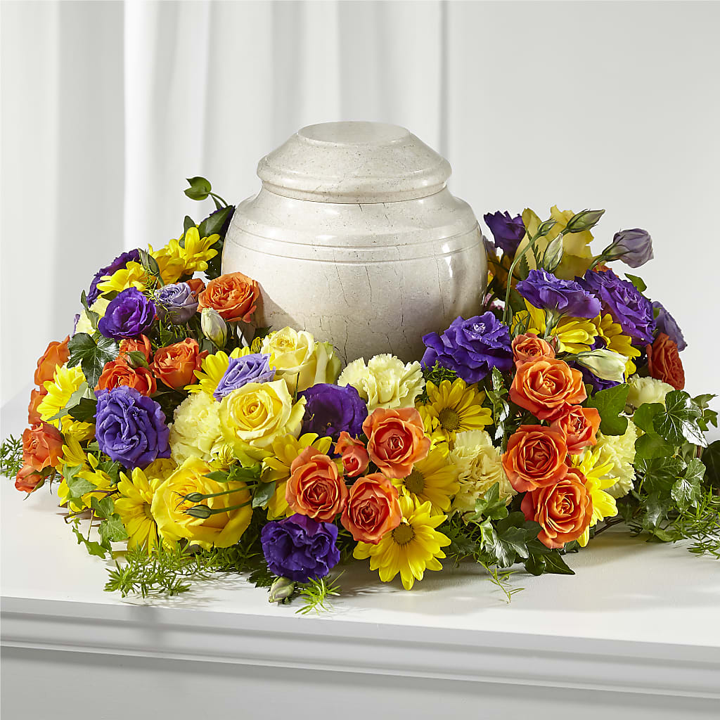 Blossoms of Remembrance Cremation Adornment – Greenery Plus Florist, Monroe NY