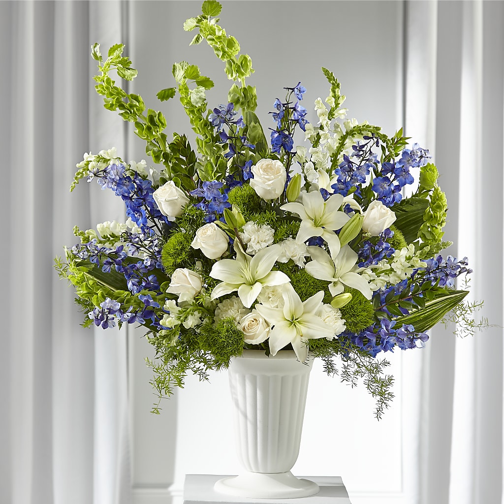 Heartfelt Hope Arrangement – Greenery Plus Florist, Monroe NY