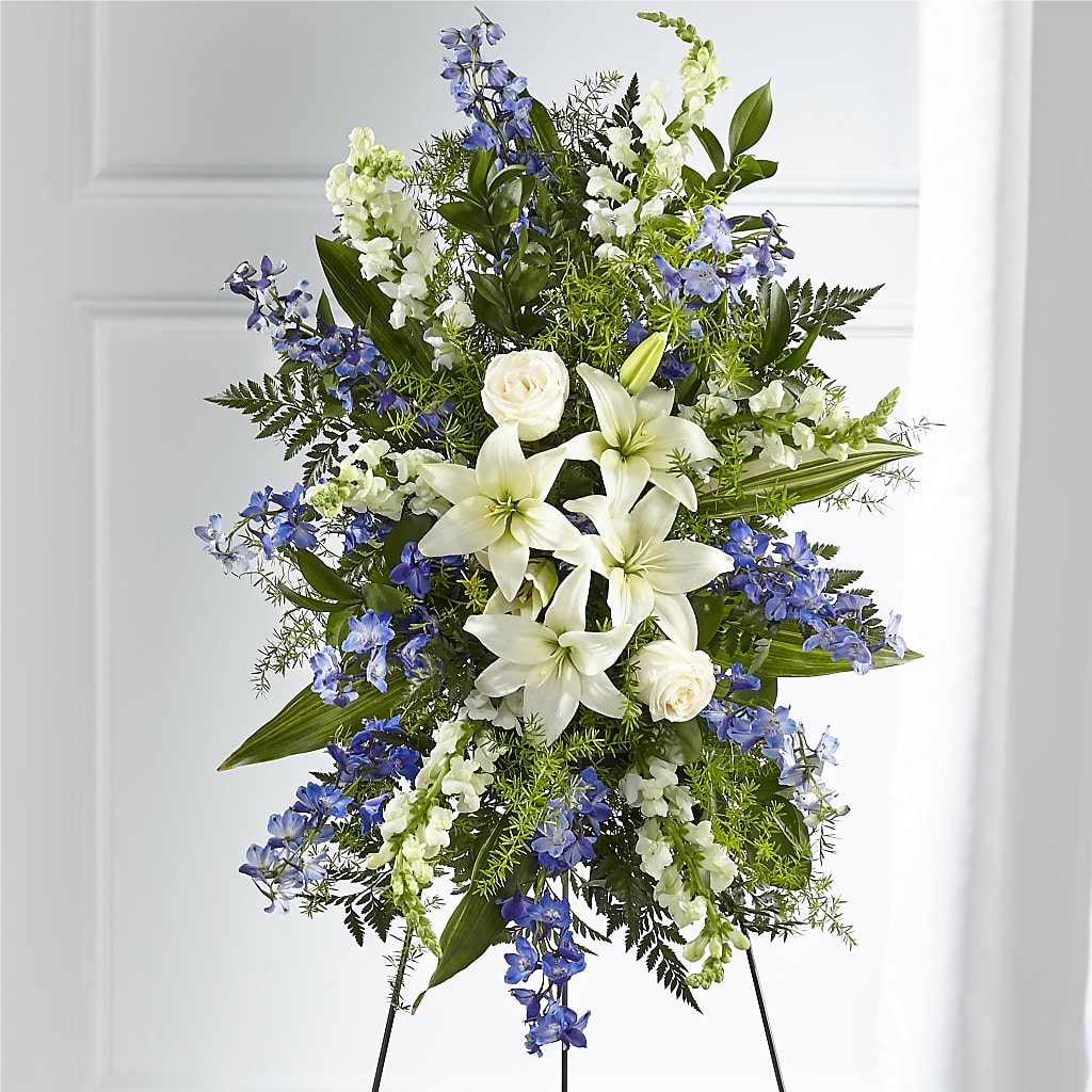 Faithful Friend Standing Spray – Greenery Plus Florist, Monroe NY