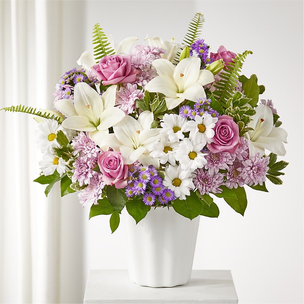 Warmest Thoughts Tabletop Basket – Greenery Plus Florist, Monroe NY
