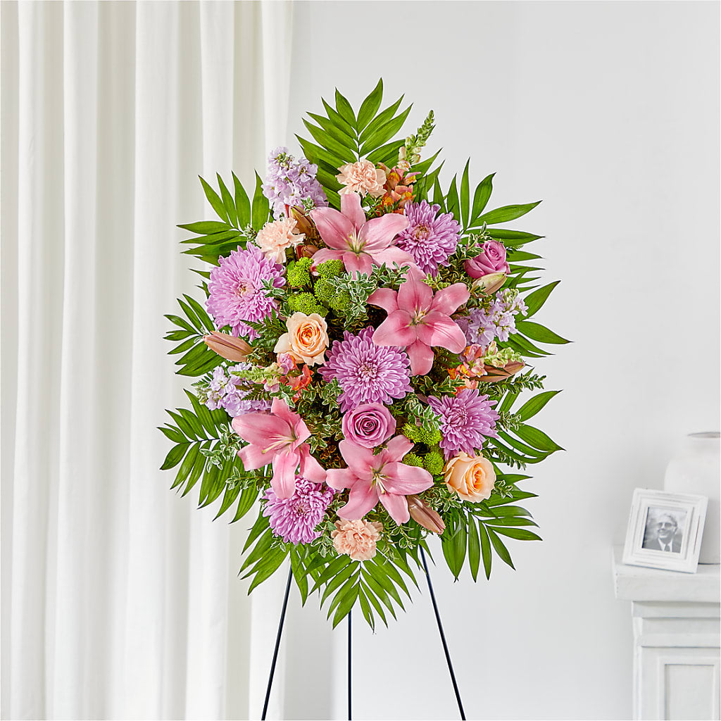 Love & Light Standing Spray – Greenery Plus Florist, Monroe NY