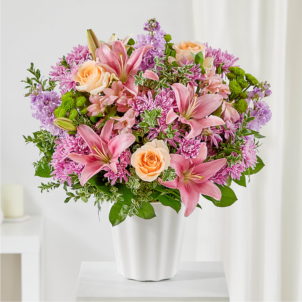 Supportive Embrace Tabletop Basket – Greenery Plus Florist, Monroe NY