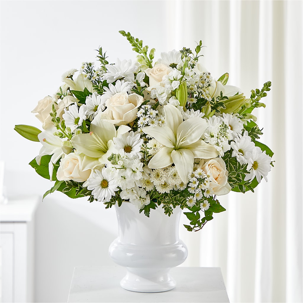Uplifting Urn Arrangement – Greenery Plus Florist, Monroe NY