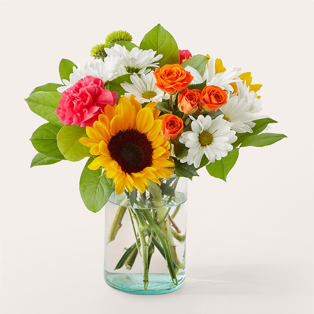 Sun-drenched Blooms Bouquet – Greenery Plus Florist, Monroe NY