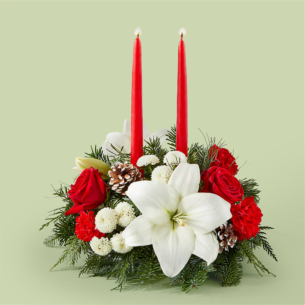 Seasonal Festivities Centerpiece – Greenery Plus Florist, Monroe NY