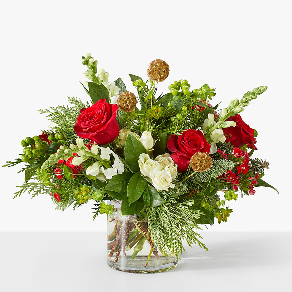 Deck the Halls Bouquet – Greenery Plus Florist, Monroe NY