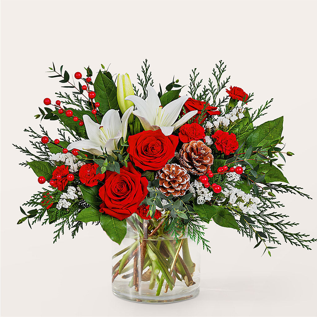 Best in Snow Bouquet – Greenery Plus Florist, Monroe NY