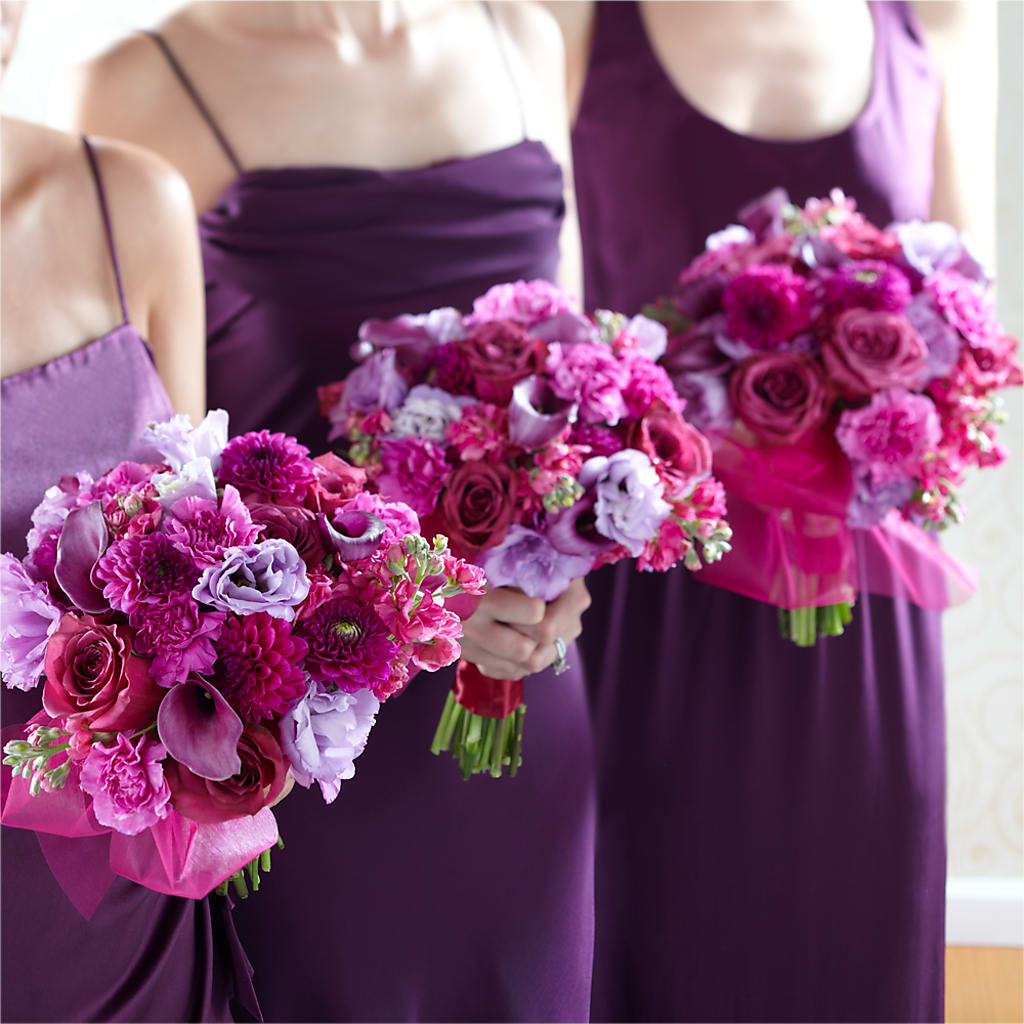 purple bridesmaid dresses with pink flowers purple floral bridesmaid dresses Zapaka Women Purple Floral Bridesmaid Dress with Slit Corset Halter A-Line Ruffled Wedding Guest Dress Zapaka CA-parroquiadesanalbertomagno.com