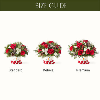 Jolly Snowman Bouquet –  Greenery Plus Florist, Monroe NY