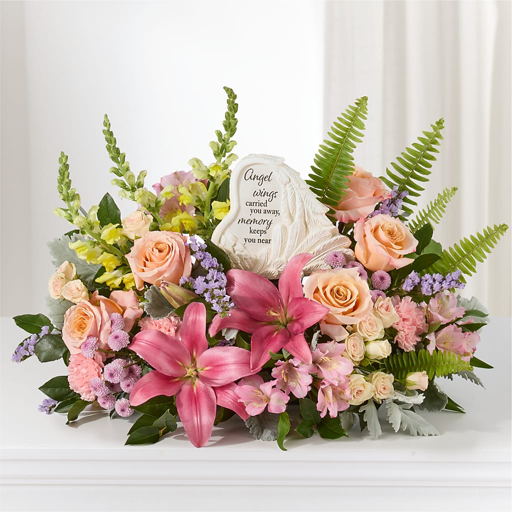 Gentle Light Arrangement –  Greenery Plus Florist, Monroe NY