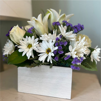 Beyond Blue Box Bouquet –  Greenery Plus Florist, Monroe NY