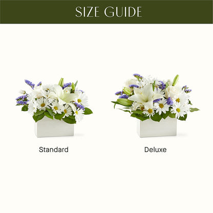 Beyond Blue Box Bouquet –  Greenery Plus Florist, Monroe NY