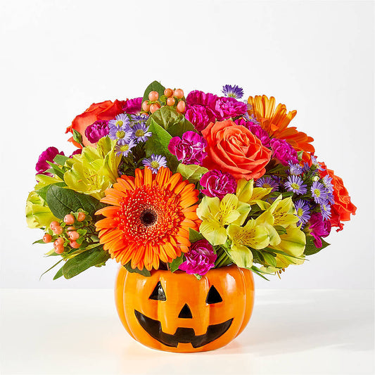 Tricks & Treats Pumpkin –  Greenery Plus Florist, Monroe NY