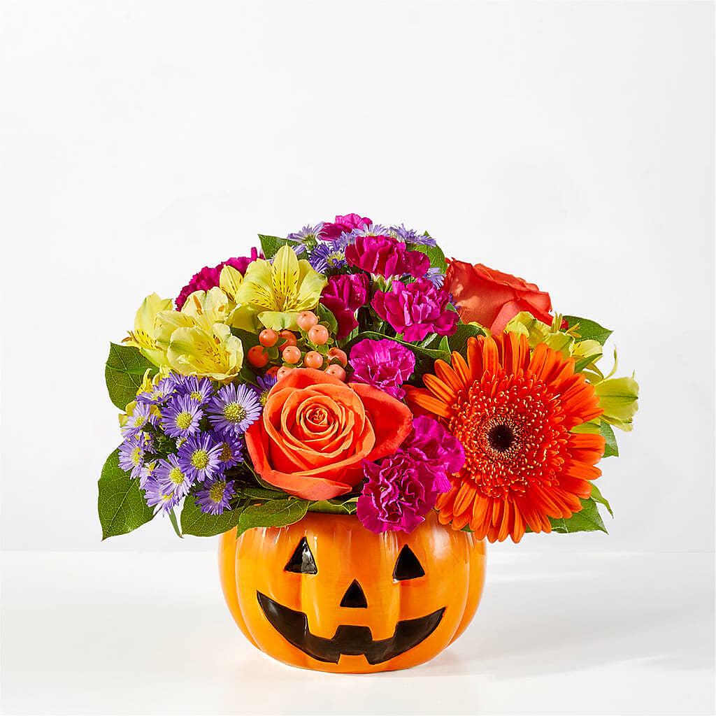 Tricks & Treats Pumpkin –  Greenery Plus Florist, Monroe NY