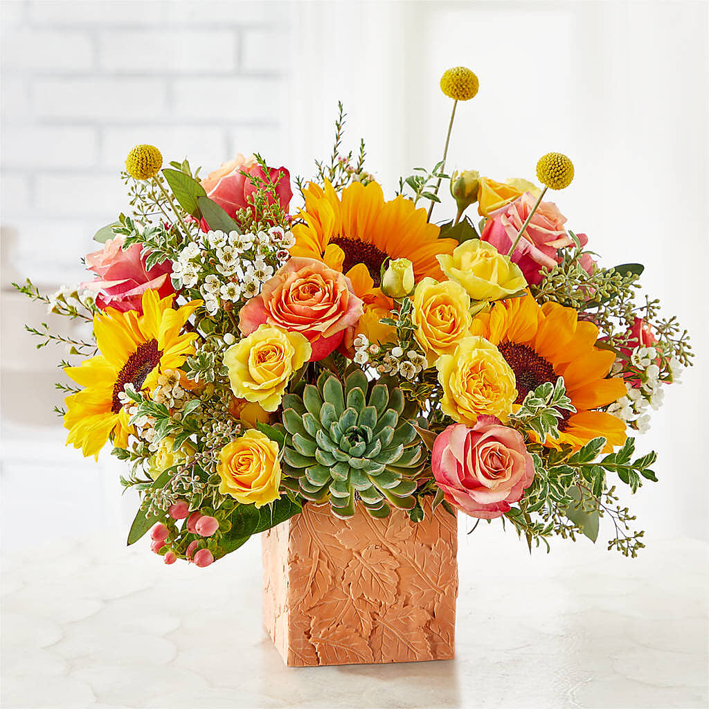 Sunflower Season Bouquet –  Greenery Plus Florist, Monroe NY