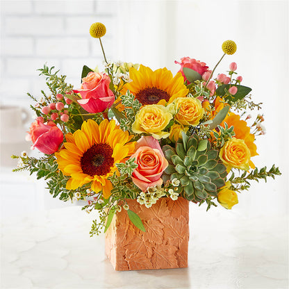 Sunflower Season Bouquet –  Greenery Plus Florist, Monroe NY
