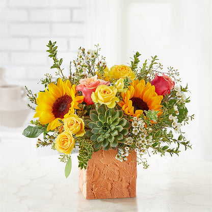 Sunflower Season Bouquet –  Greenery Plus Florist, Monroe NY