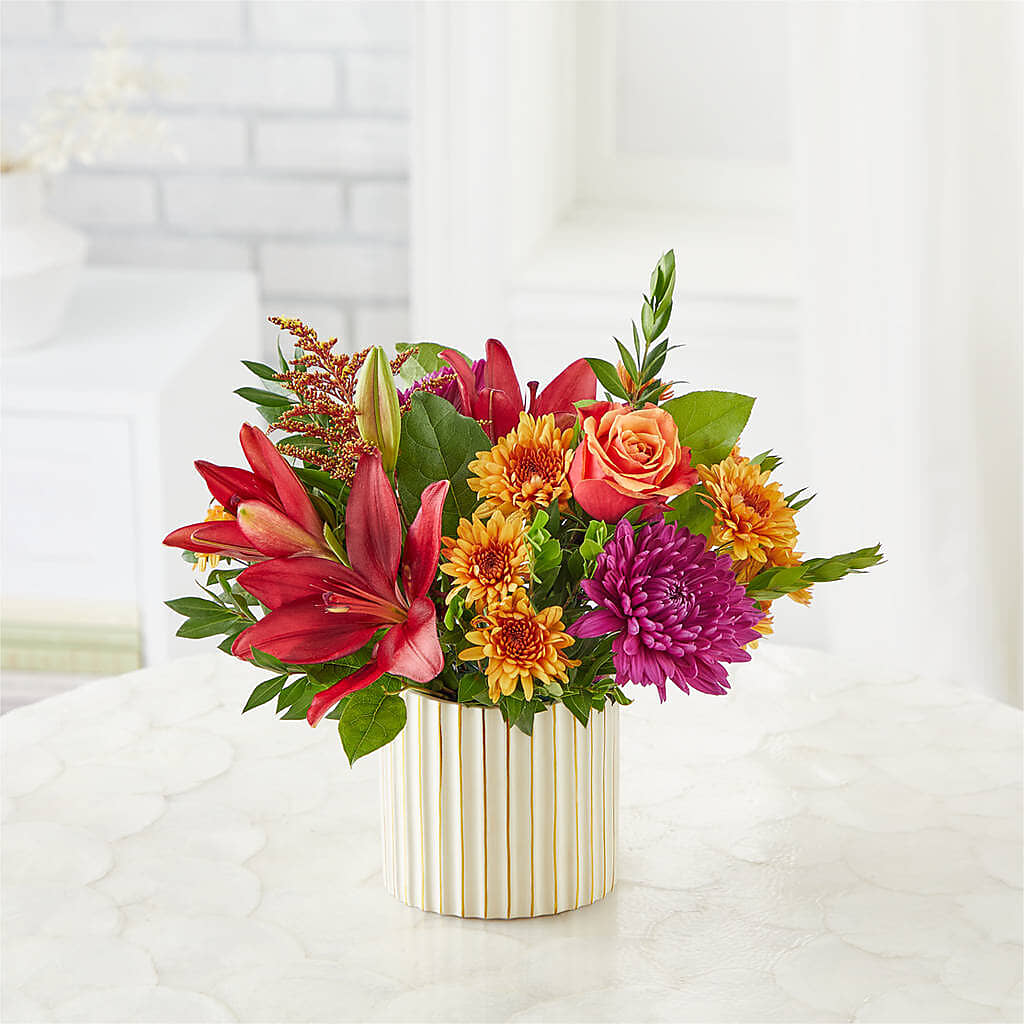 Burgundy Landscape Bouquet –  Greenery Plus Florist, Monroe NY