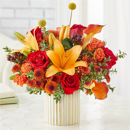Scarlet Skies Bouquet –  Greenery Plus Florist, Monroe NY