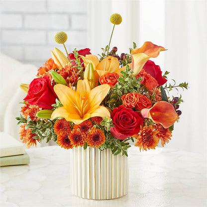 Scarlet Skies Bouquet –  Greenery Plus Florist, Monroe NY