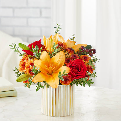 Scarlet Skies Bouquet –  Greenery Plus Florist, Monroe NY