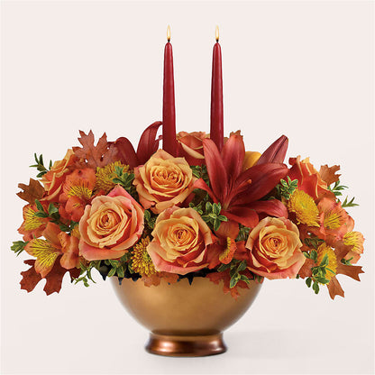 Harvest Table Centerpiece –  Greenery Plus Florist, Monroe NY