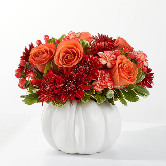 Autumn Air Pumpkin Bouquet –  Greenery Plus Florist, Monroe NY