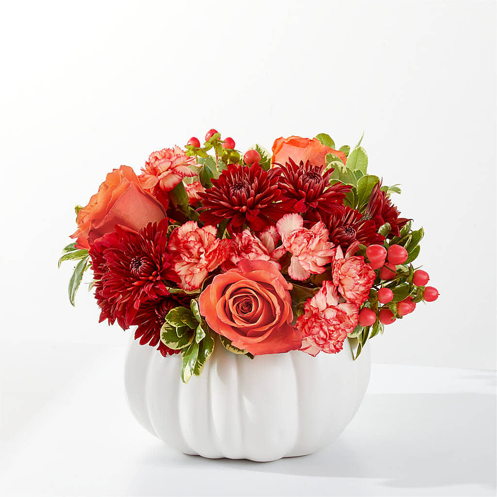 Autumn Air Pumpkin Bouquet –  Greenery Plus Florist, Monroe NY