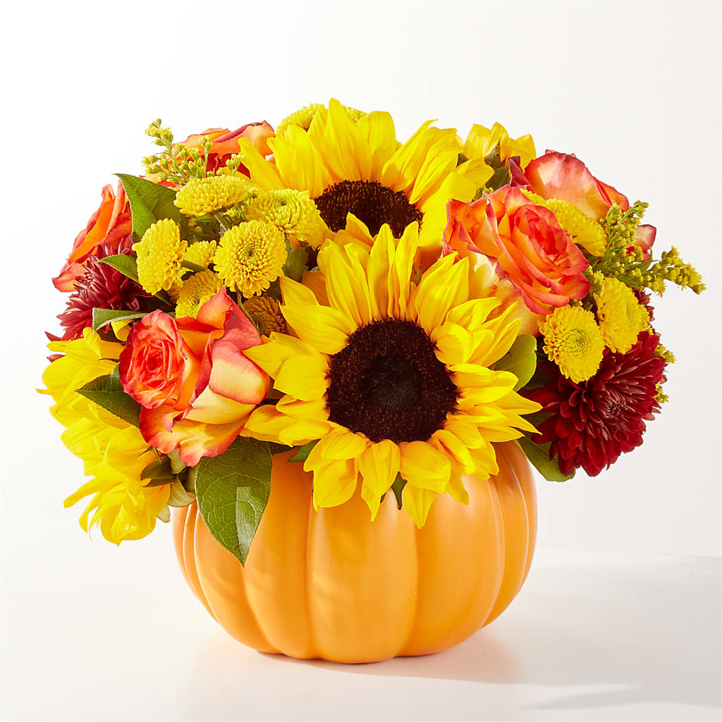 Golden Gourd Pumpkin Bouquet