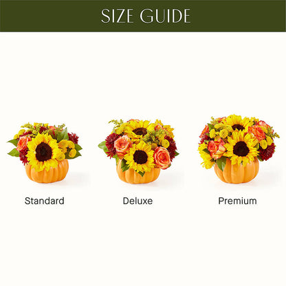 Golden Gourd Pumpkin Bouquet –  Greenery Plus Florist, Monroe NY